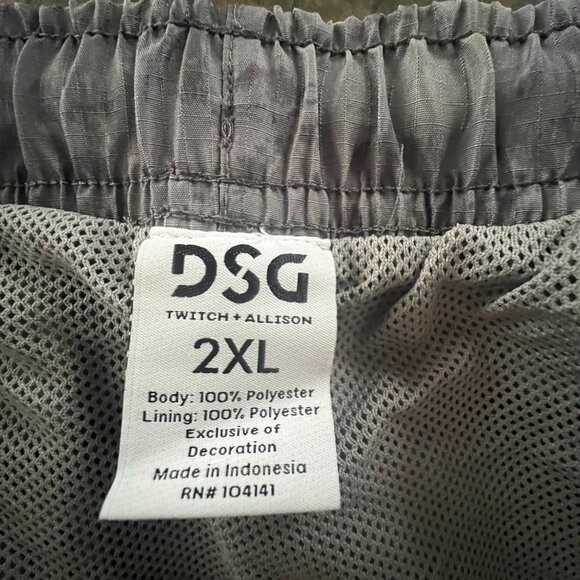 DSG‎ Mens Gray Tie-Dye Swim Shorts 2XL - Picture 5 of 8